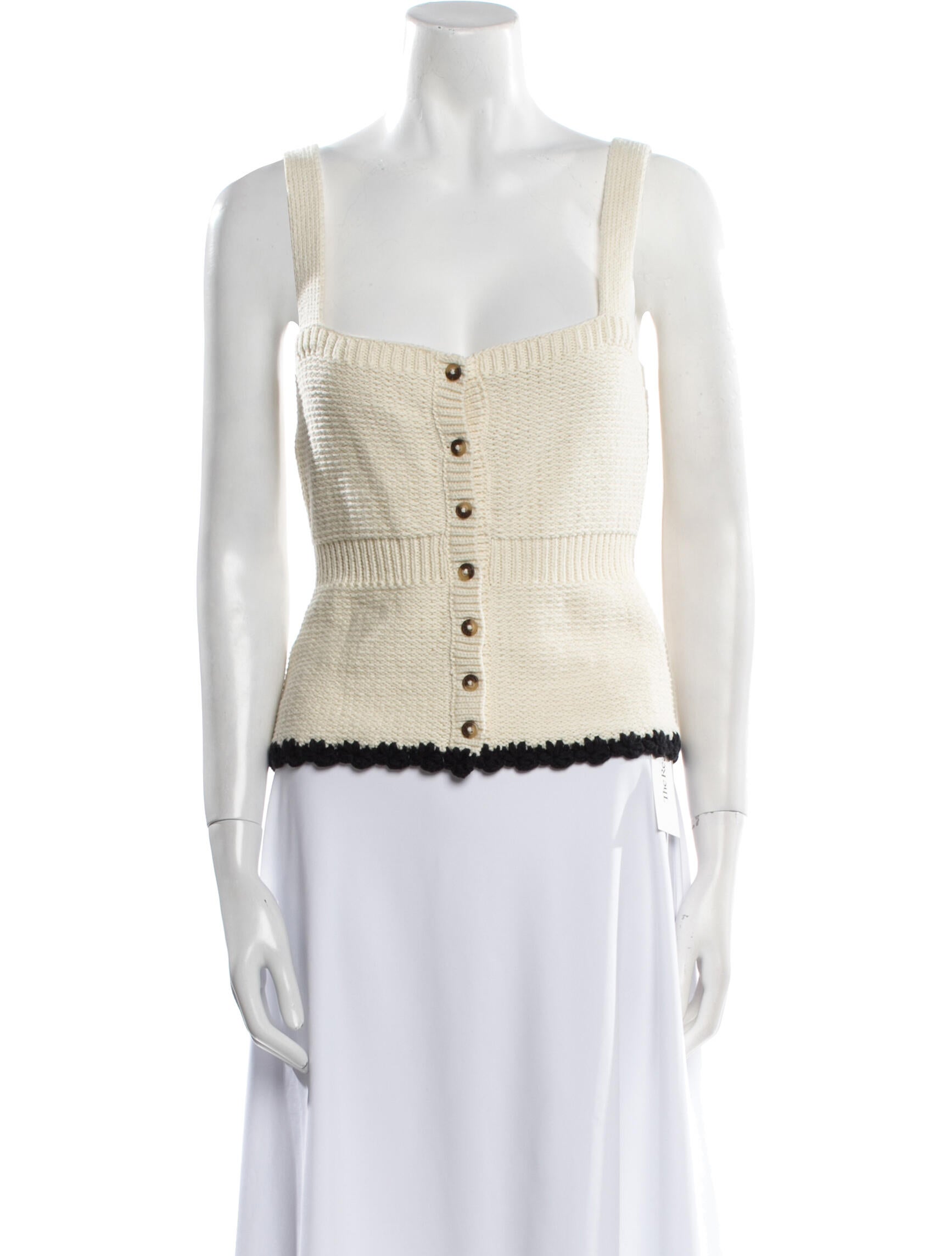 Ciao Lucia Square Neckline Sleeveless Top w/ Tags