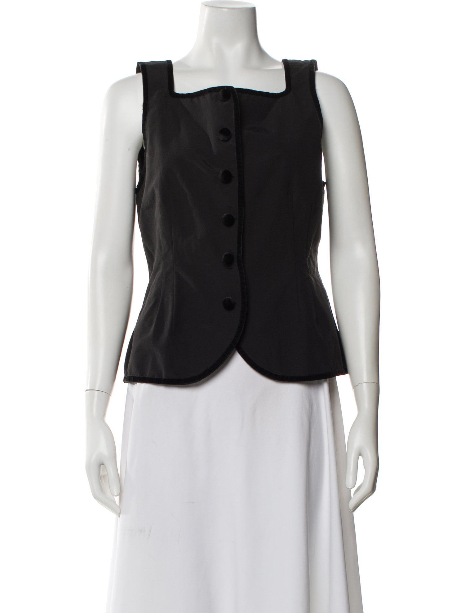 Ciao Lucia Square Neckline Sleeveless Top