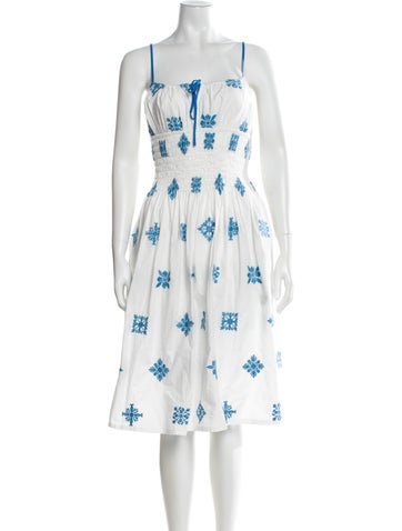Pre-owned Ciao Lucia Floral Print Knee-length Dress In Multi