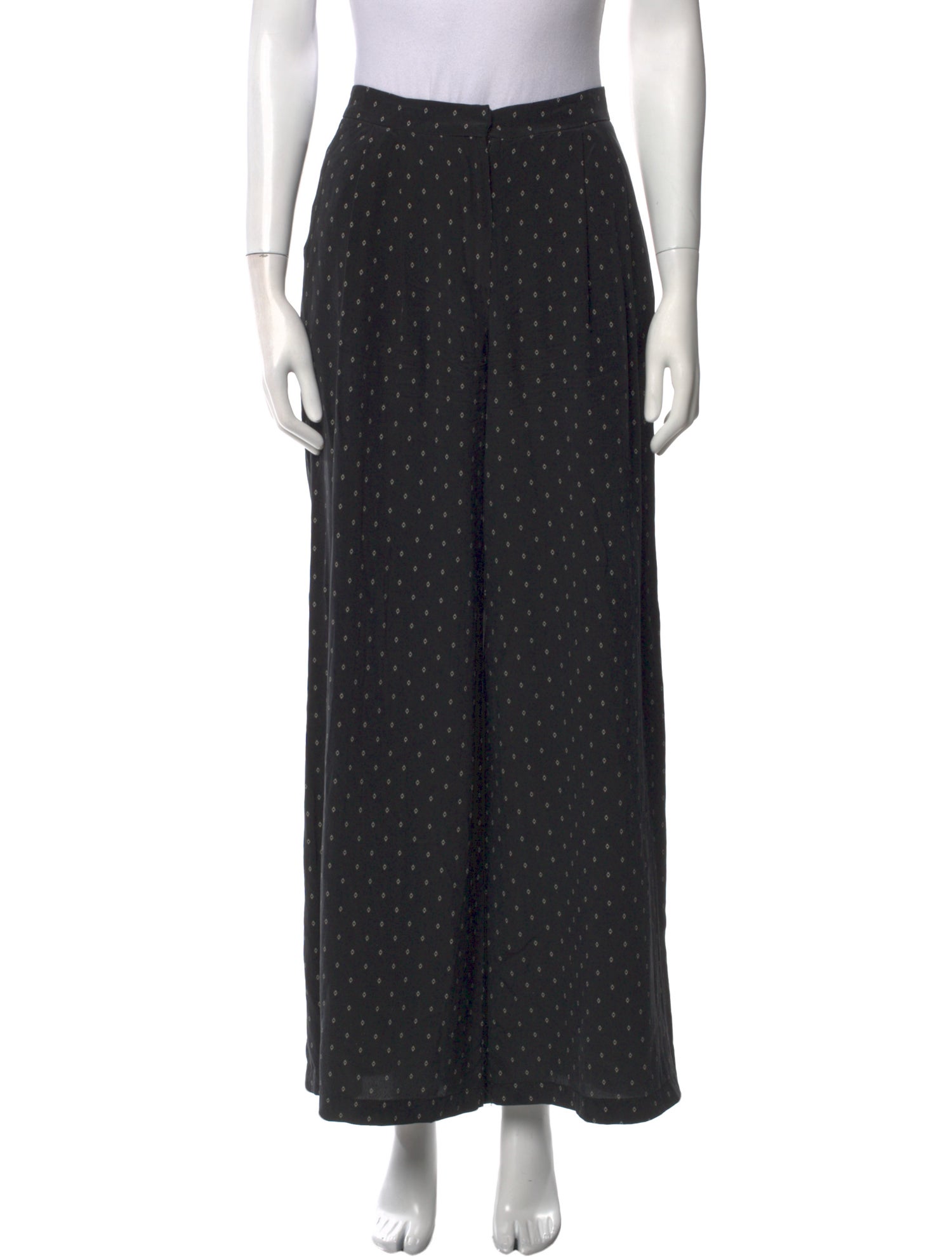 Cienne Polka Dot Print Wide Leg Pants