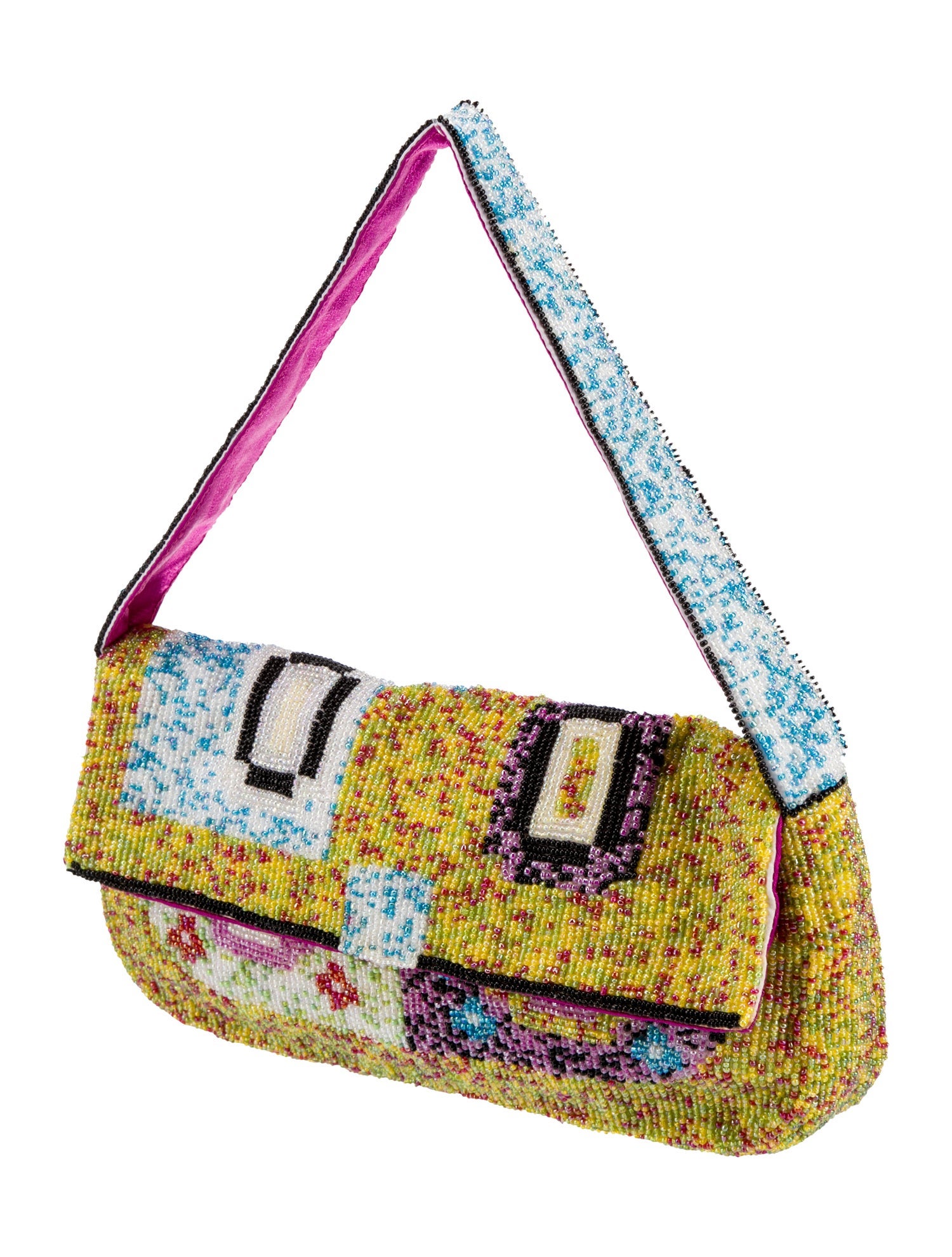 christiana ビーズ刺繍 ショルダーバッグ Christiana Beaded Shoulder Bag - Yellow Shoulder Bags, Handbags