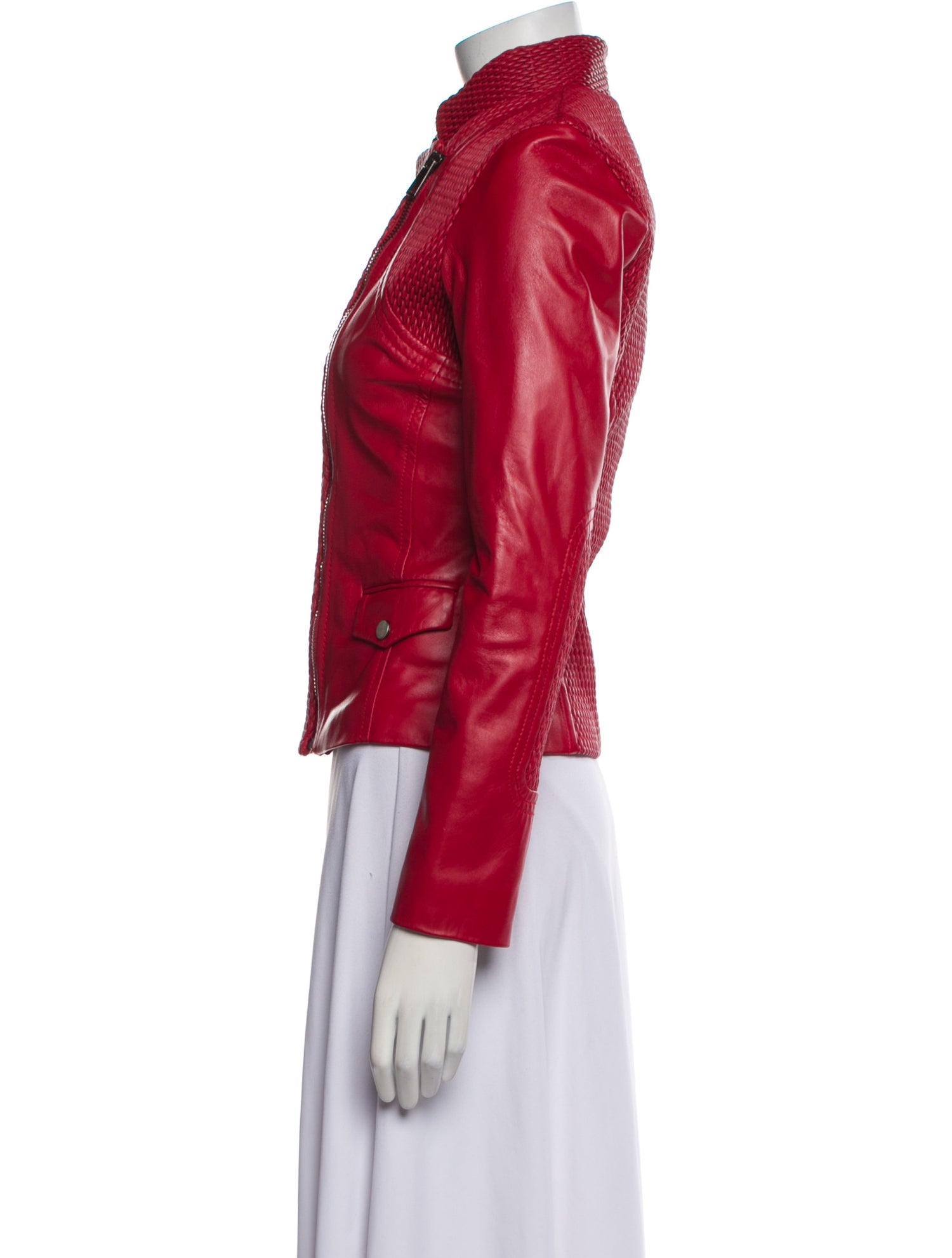 Calzaiuoli Leather Biker Jacket