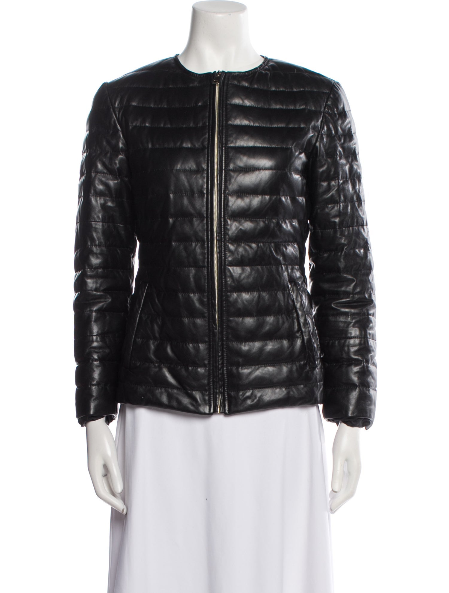 Calzaiuoli Leather Down Jacket