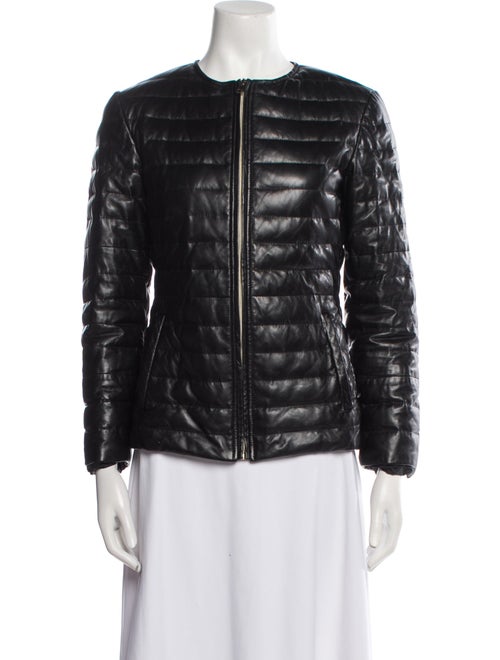 Calzaiuoli Leather Down Jacket