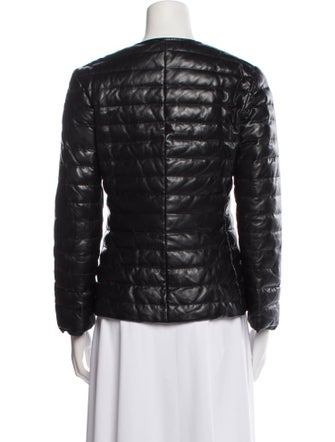 Calzaiuoli Leather Down Jacket