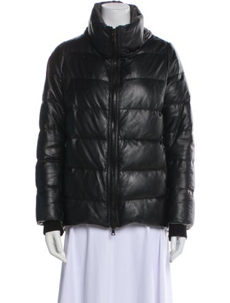 Calzaiuoli Leather Down Coat