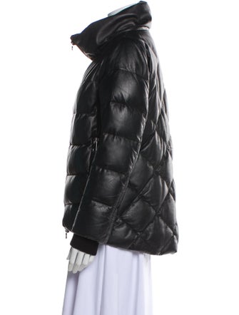 Calzaiuoli Leather Down Coat