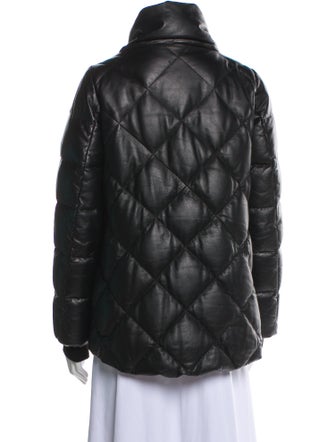 Calzaiuoli Leather Down Coat