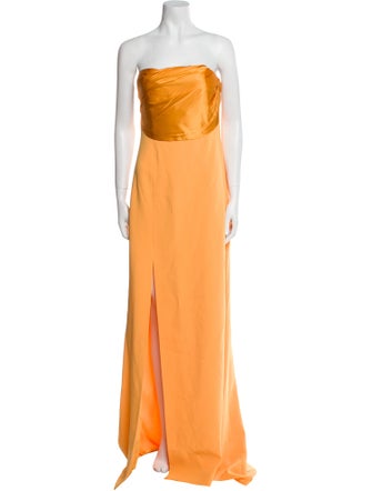 Cinq à Sept Strapless Long Dress