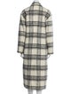 Cinq à Sept Plaid Print Peacoat