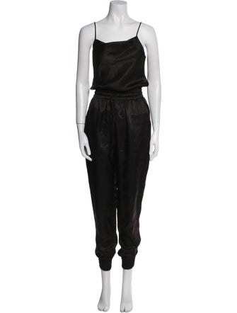 Cinq à Sept Square Neckline Jumpsuit