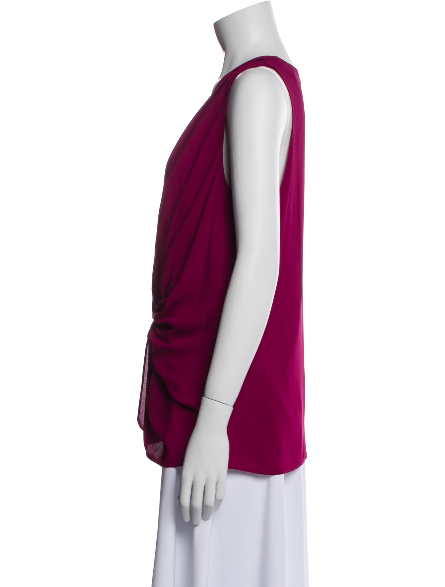 Cinq à Sept V-Neck Sleeveless Blouse