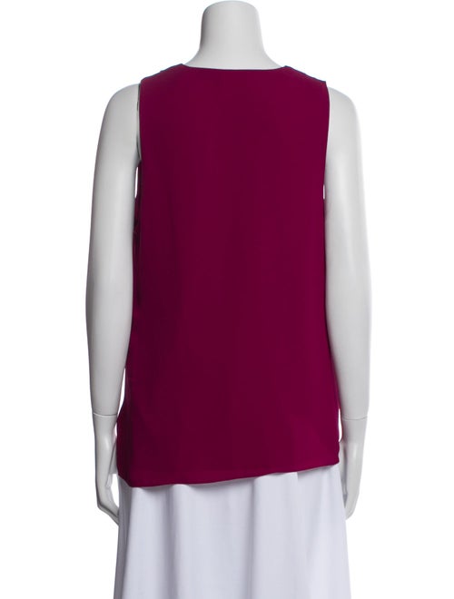 Cinq à Sept V-Neck Sleeveless Blouse