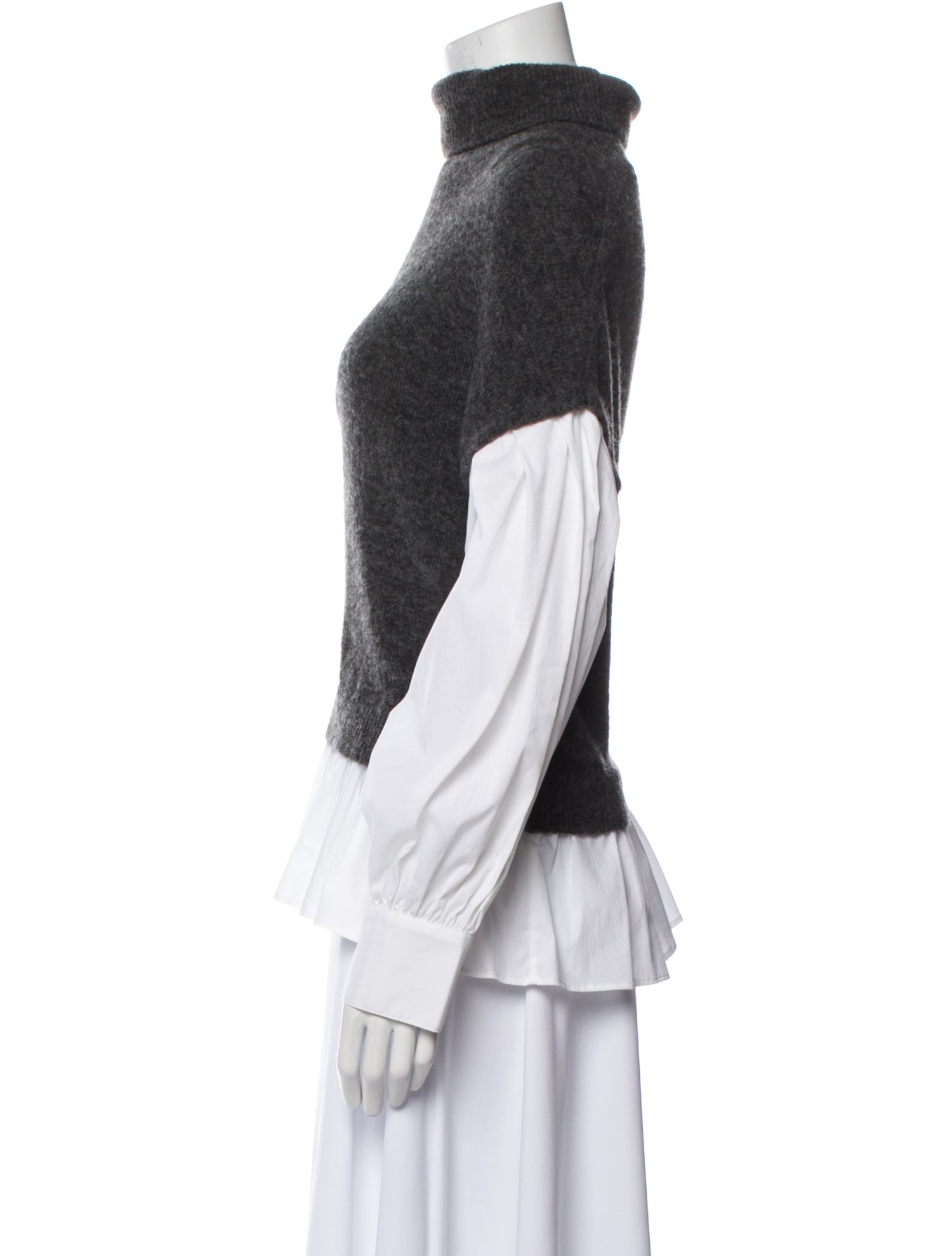 Cinq à Sept Wool Turtleneck Sweatshirt