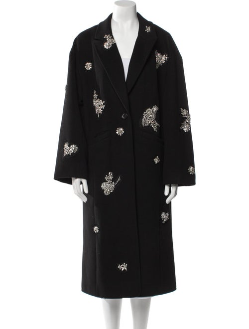 Cinq à Sept Floral Print Trench Coat