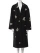 Cinq à Sept Floral Print Trench Coat