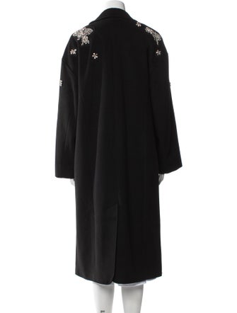 Cinq à Sept Floral Print Trench Coat