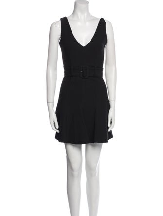 Cinq à Sept V-Neck Mini Dress