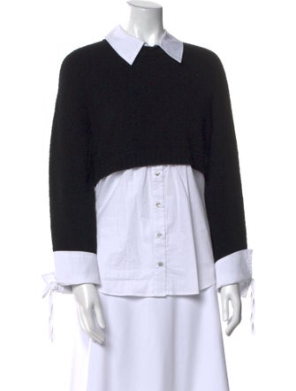 Cinq à Sept Wool V-Neck Sweater