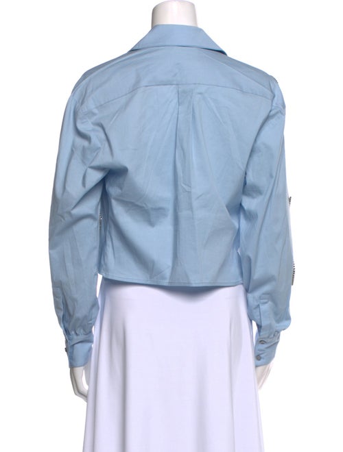 Cinq à Sept Printed V-Neck Blouse