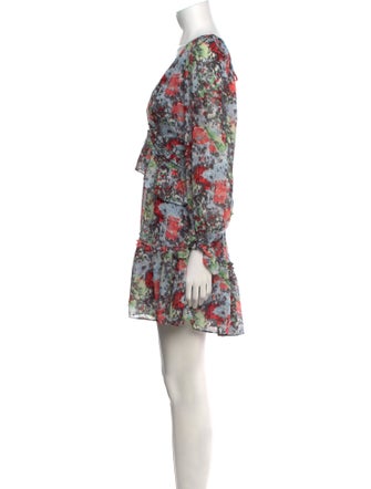 Cinq à Sept Floral Print Mini Dress
