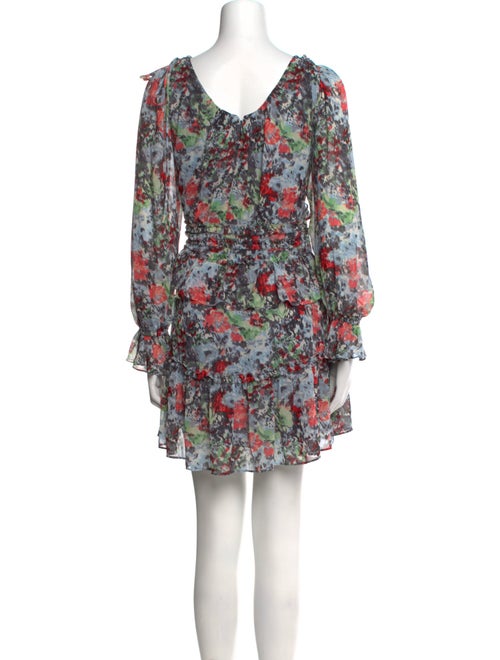 Cinq à Sept Floral Print Mini Dress