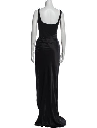 Cinq à Sept Scoop Neck Long Dress