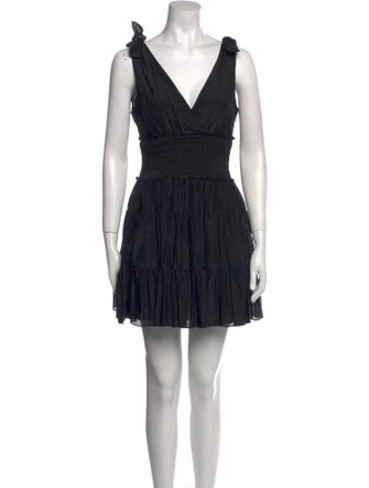 Cinq à Sept V-Neck Mini Dress