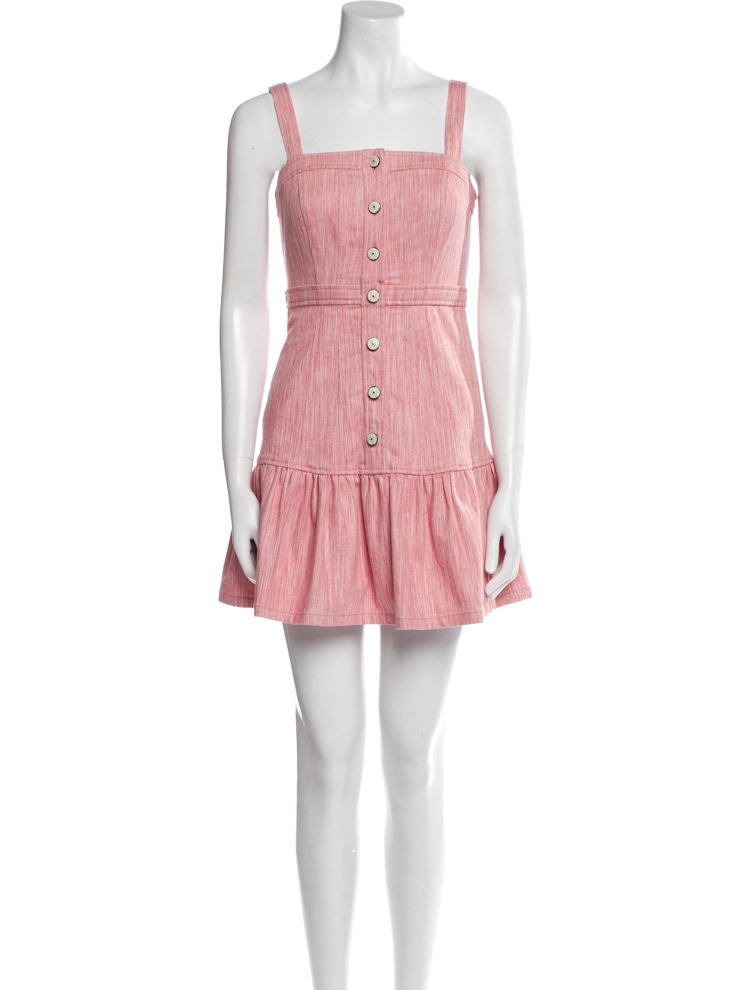 Cinq à Sept Square Neckline Mini Dress