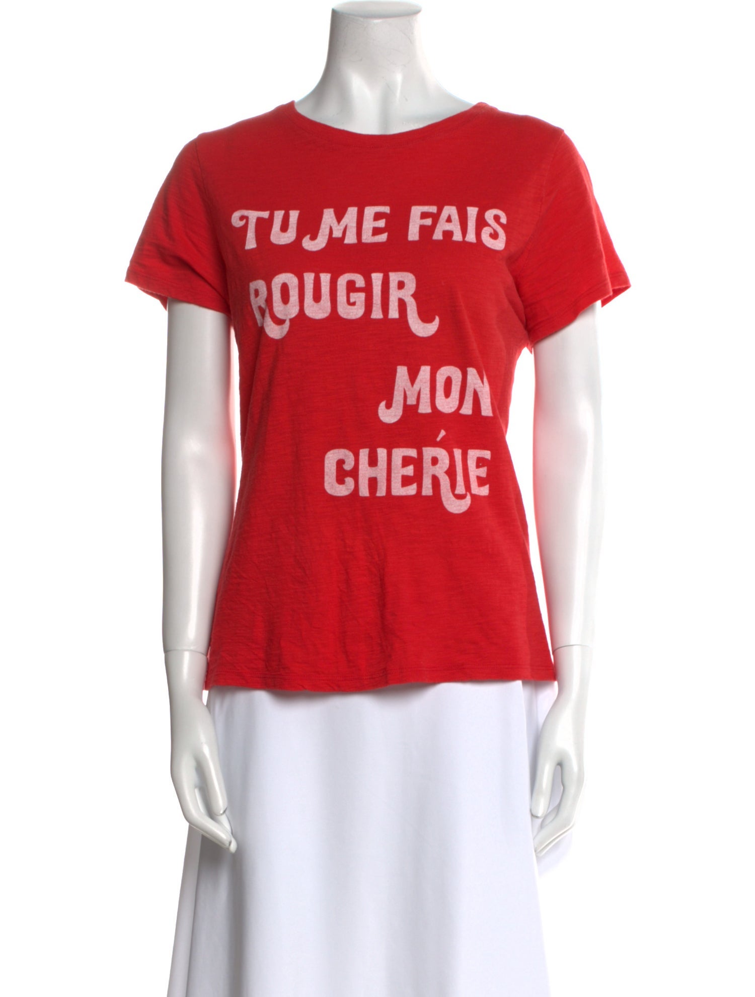 Cinq à Sept Graphic Print Crew Neck T-Shirt