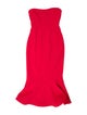 Cinq à Sept Strapless Midi Length Dress