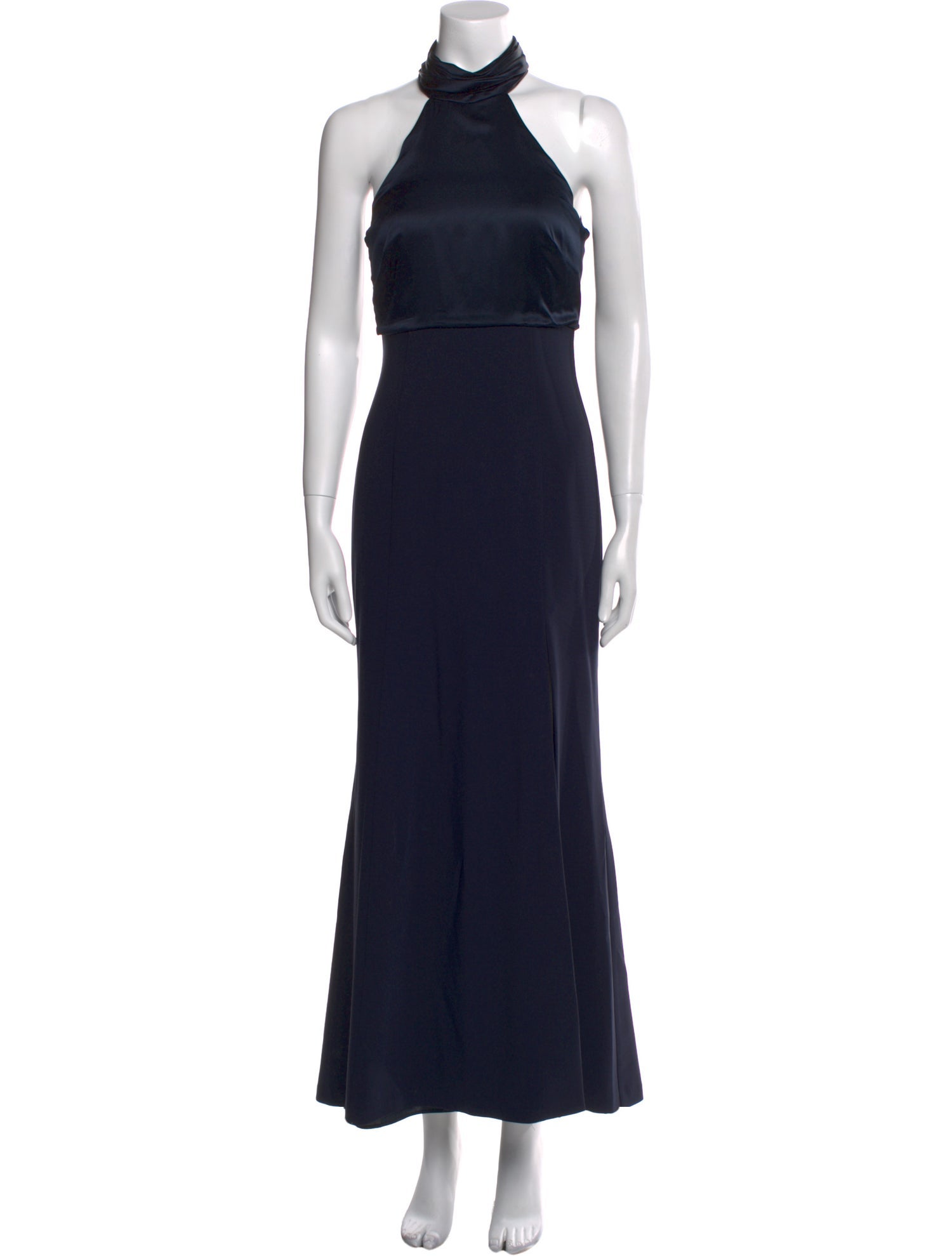 Cinq à Sept Mock Neck Long Dress