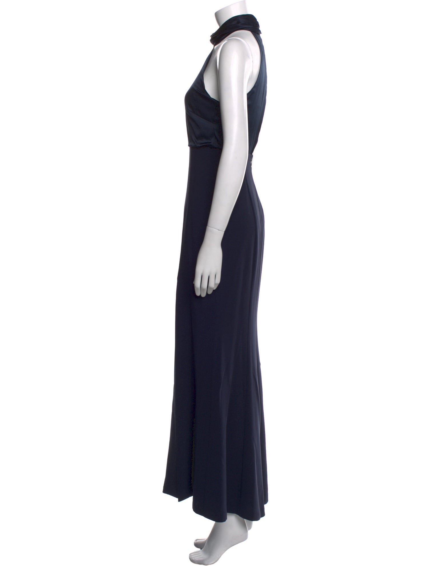 Cinq à Sept Mock Neck Long Dress