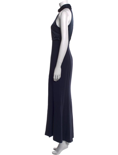 Cinq à Sept Mock Neck Long Dress