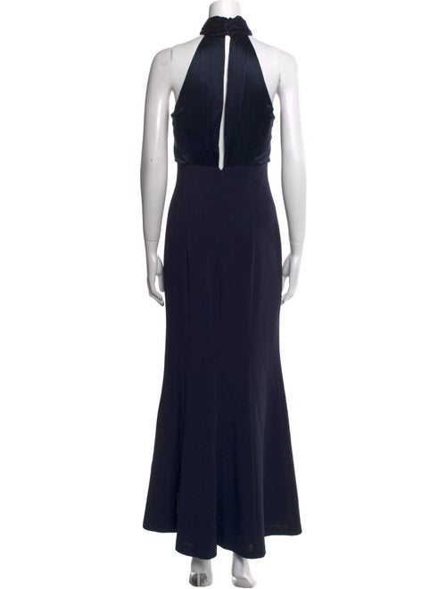 Cinq à Sept Mock Neck Long Dress