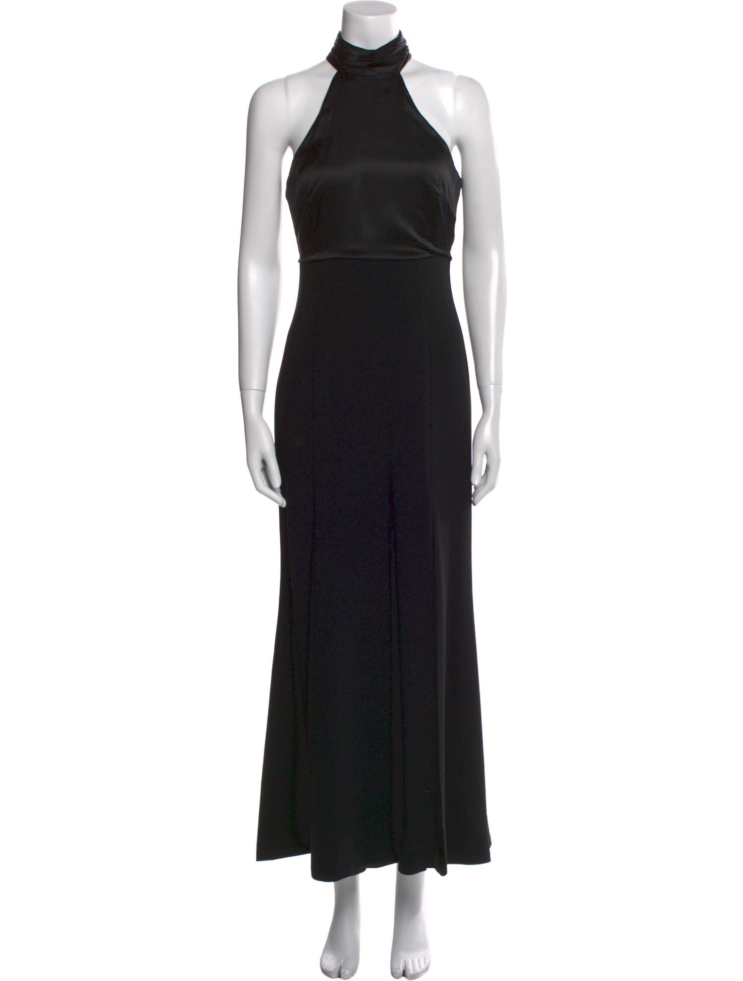 Cinq à Sept Mock Neck Long Dress