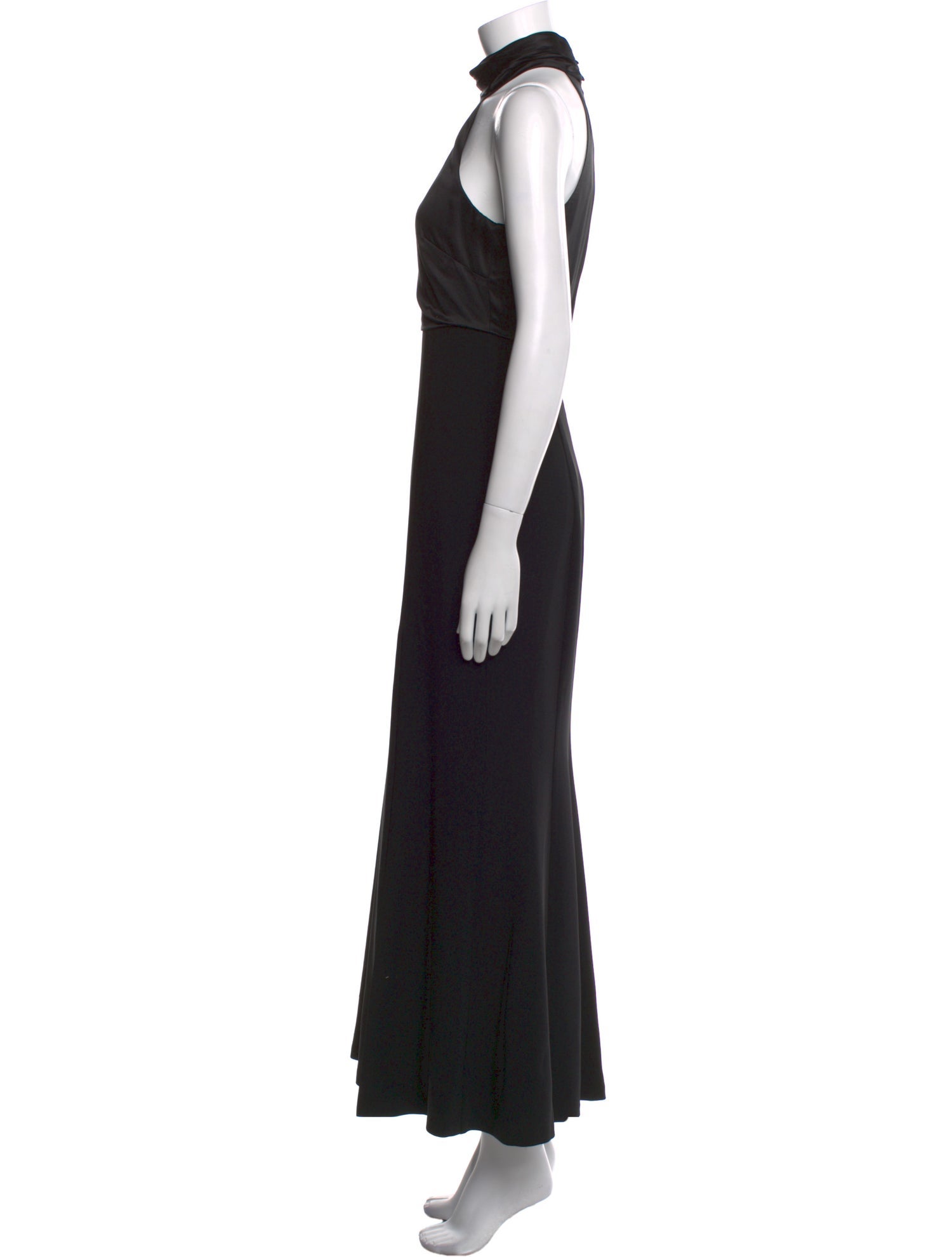 Cinq à Sept Mock Neck Long Dress