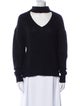 Cinq à Sept Mock Neck Long Sleeve Sweatshirt