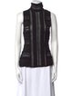 Cinq à Sept Turtleneck Sleeveless Top