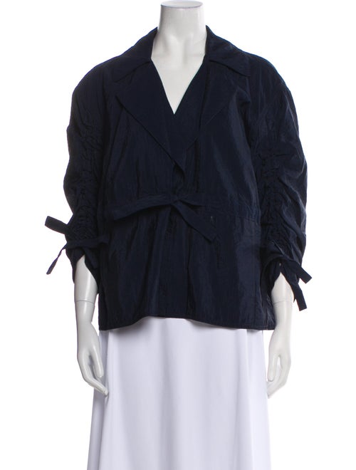 Cinq à Sept V-Neck Three-Quarter Sleeve Blouse