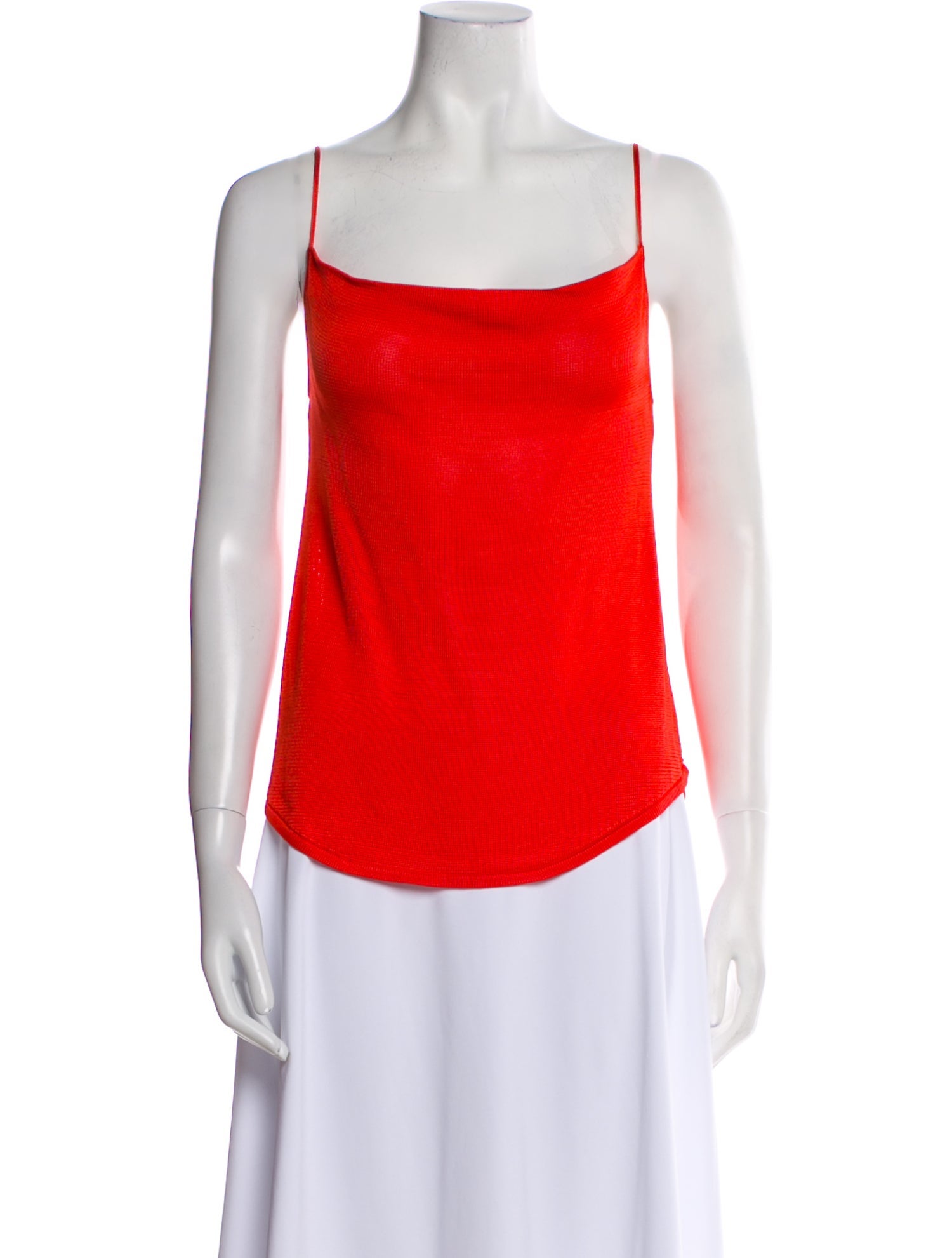 Cinq à Sept Square Neckline Sleeveless Top