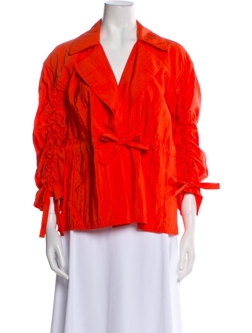 Cinq à Sept V-Neck Three-Quarter Sleeve Blouse