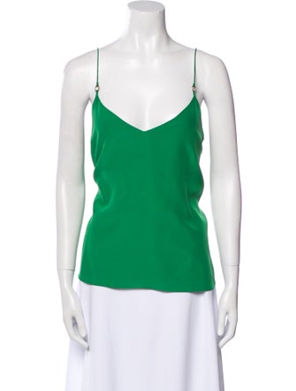 Cinq à Sept Silk V-Neck Top