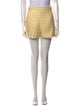 Cinq à Sept Tweed Pattern Mini Shorts