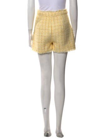Cinq à Sept Tweed Pattern Mini Shorts