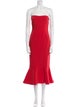 Cinq à Sept Strapless Midi Length Dress