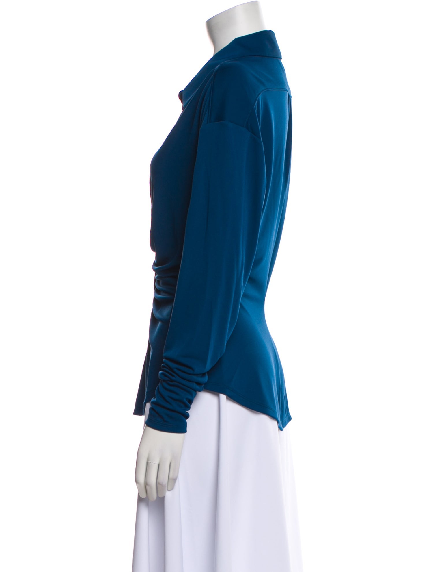 Cinq à Sept Cowl Neck Long Sleeve Blouse