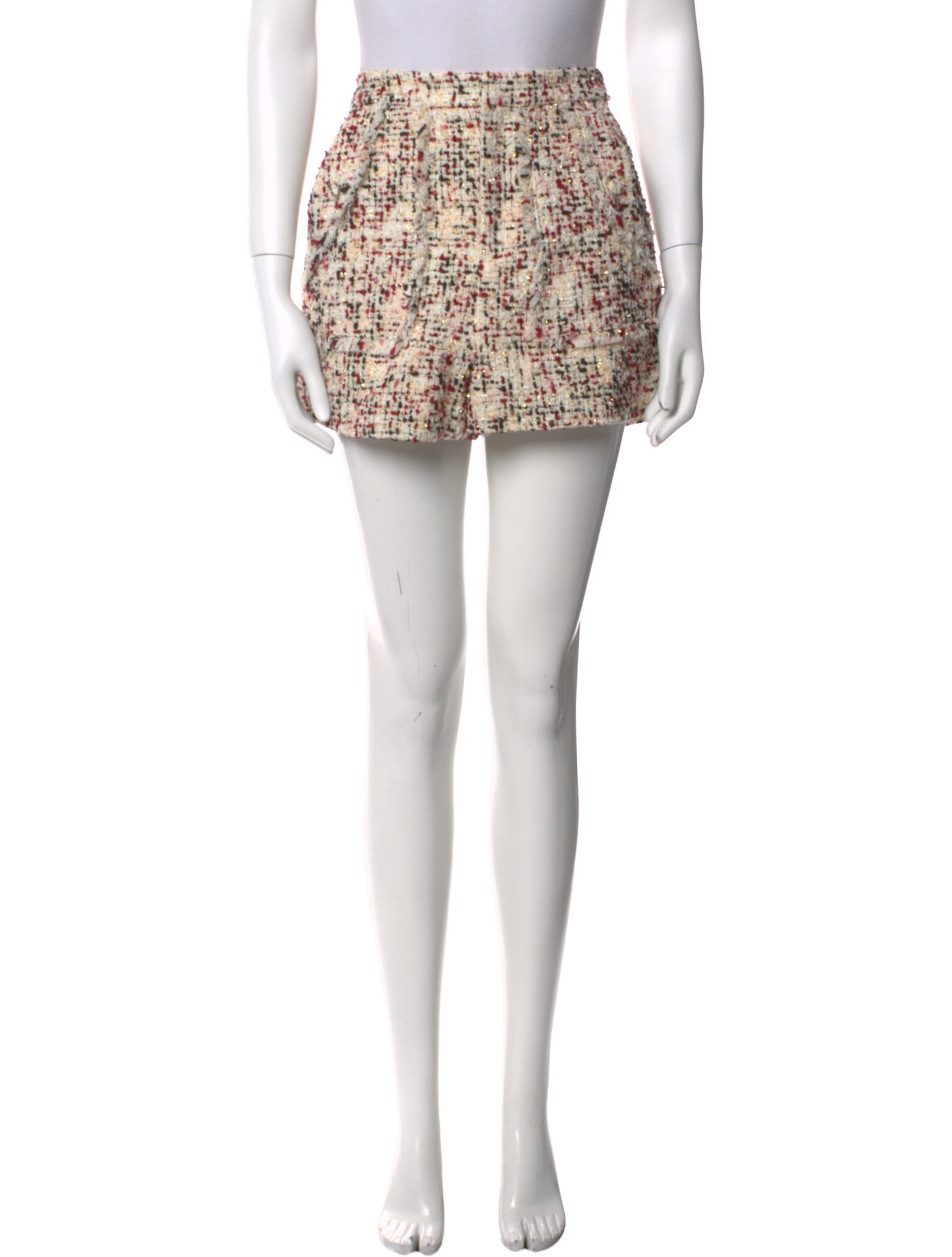Cinq à Sept Tweed Pattern Mini Shorts w/ Tags