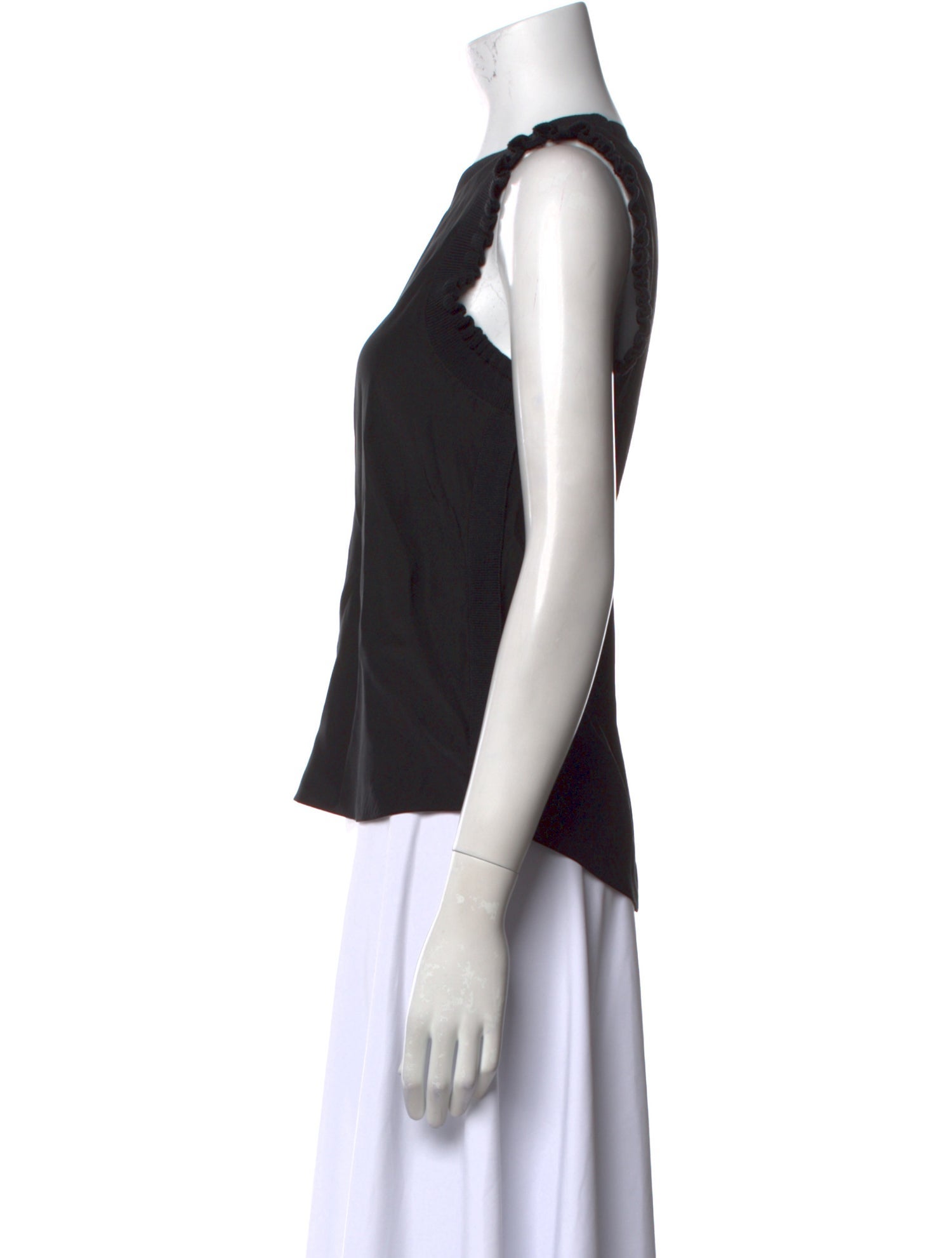 Cinq à Sept Silk Crew Neck Top