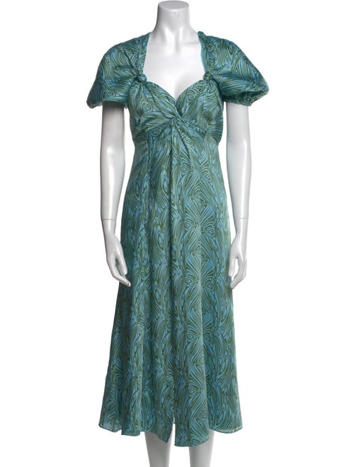 Cinq à Sept Printed Long Dress